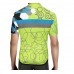Alpine Bikes Slim Fit Cycling Jersey Fluo Yellow